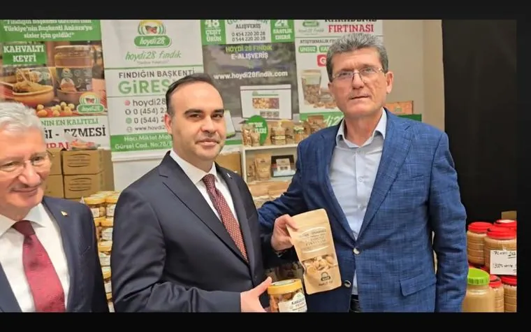 Giresun'daki o markaya Bakan Kacır'dan tam not