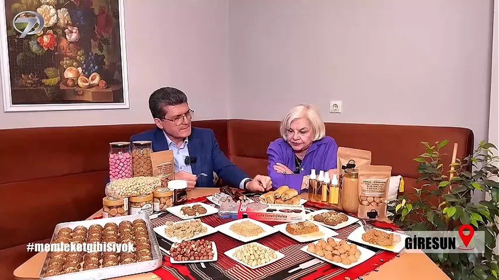 Kanal 7 "Memleket Gibisi Yok" programı Giresun'da, Huri Sapan sofraya konuk oldu